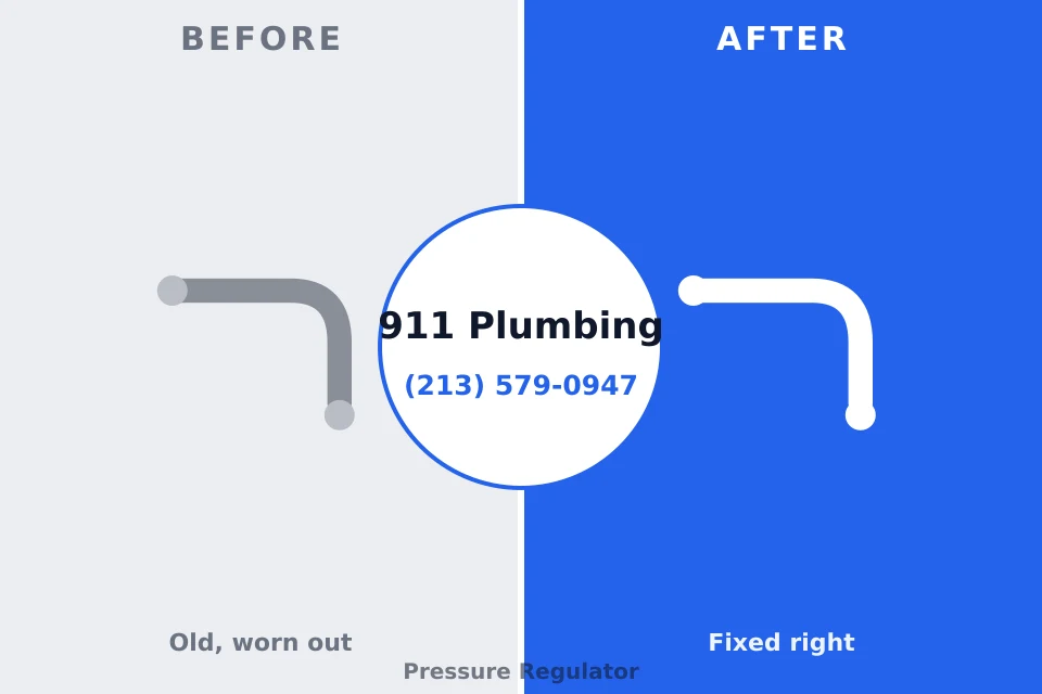 Before and after: plumbing repair Cornwells Heights, PA
